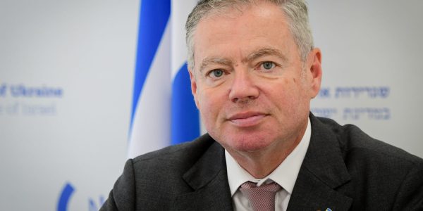 שגריר אוקראינה בישראל יבגן קורנייצוק // צילום: אבשלום ששוני/פלאש 90