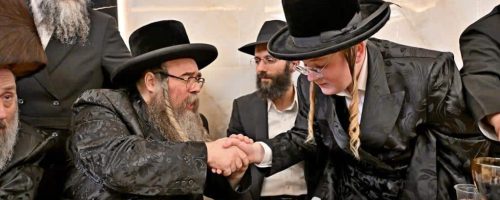 שמחת בר מצווה לבן הרב יצחק וואלף. צילום יהושע פרוכטר (42)