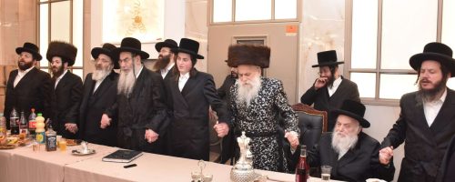 שמחת בר מצווה לנכד כק מרן אדמור מבוטשאן. צילום יהודה פרקוביץ (17)