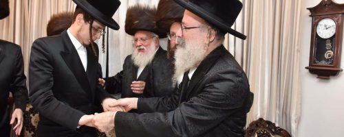 שמחת התנאים לבת רבי יעקב מאיר שפירא. צילום יהודה פרקוביץ (31)