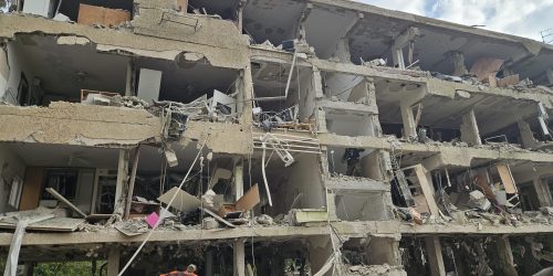 זירת הנפילה במרכז. צילום: כב"ה