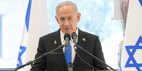 ראש הממשלה בנימין נתניהו במטה השב"כ. צילום: מעיין טואף/ לע״מ.