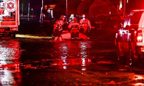 כוחות הצלה מפנים תושבים מבית שקמה. צילום: כב"ה דרום