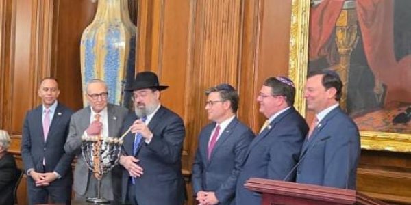 הדלקת נרות בקונגרס