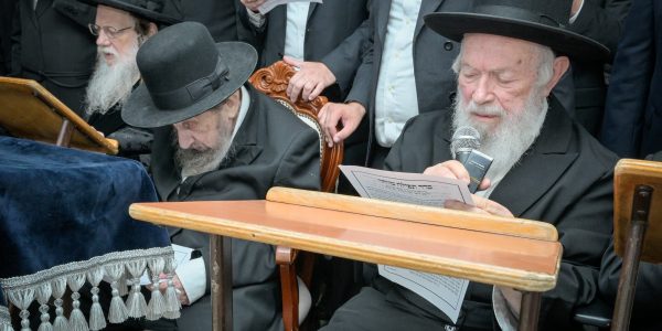 תפילה-מיוחדת-במעונו-של-מרן-רבי-דב-לנדו.-צילום-מנדי-רוט-1